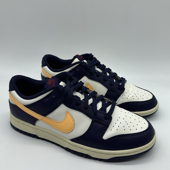 USED Men’s Nike Dunk Low From Nike To You purple Yellow Sneakers FV8106-181 - Picture 2 of 5